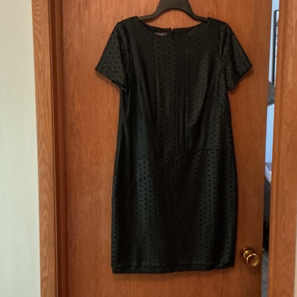 Muse Black Textured Mini Dress